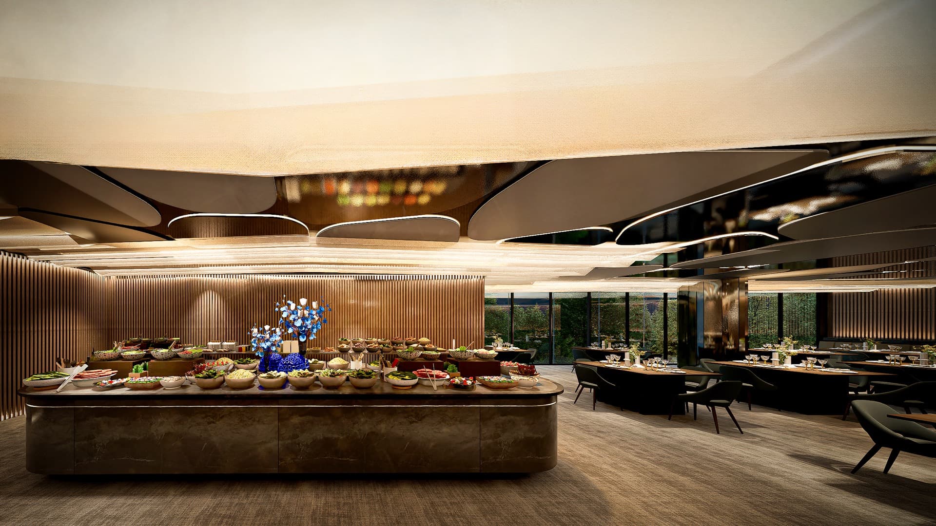 Spaces to meet and unwind