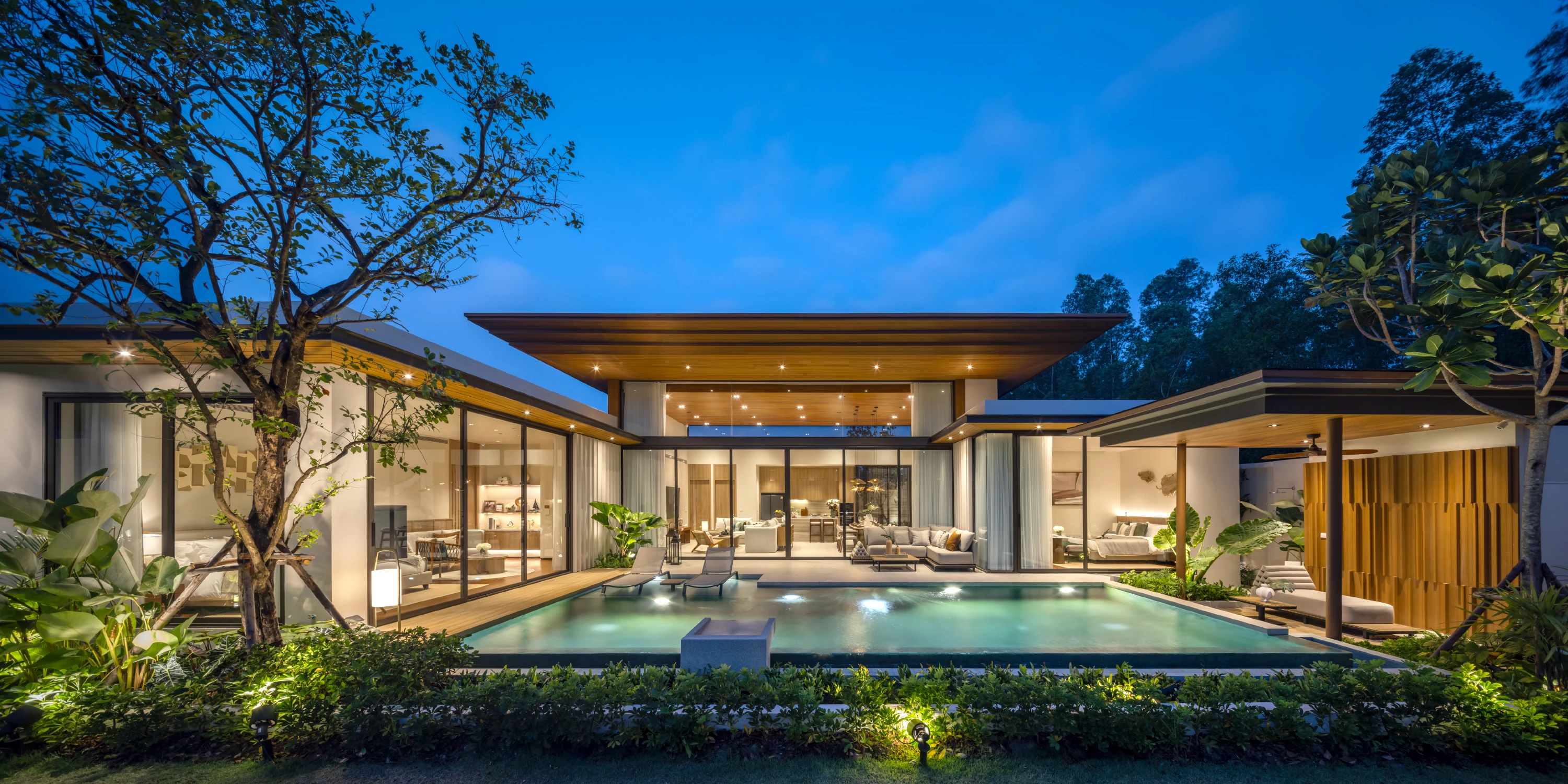 Naturale Cherng Talay pool villas landing